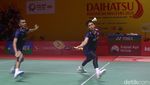 Potret Fajar/Rian Melaju ke 8 Besar Indonesia Masters 2025