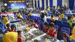 Potret Makan Bergizi Gratis di Kapal Perang RI