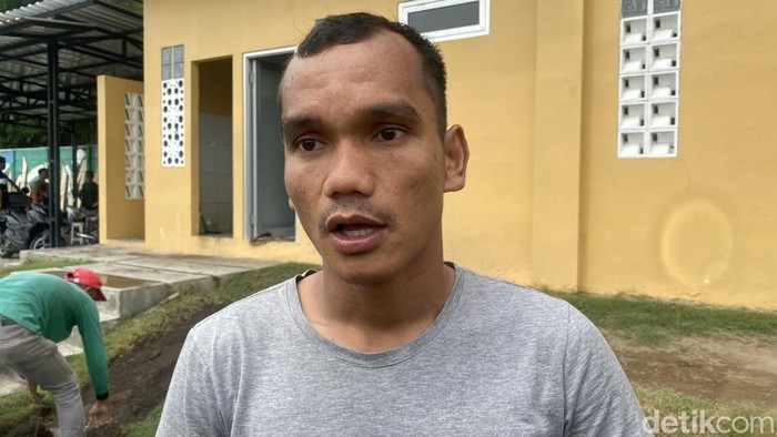 Winger PSS Sleman, Riko Simanjuntak di Lapangan Pakembinangun, Sleman, Kamis (23/1/2025).