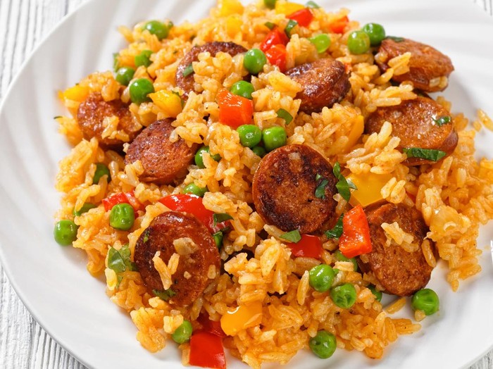 Resep Nasi Sosis Rice Cooker