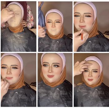 Riasan makeup anak dari wakil ketua DPRD kota Madiun, hasilnya bikin pangling. Unggahan tentang riasan makeup pengantin tersebut langsung viral.