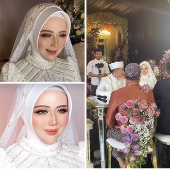 Riasan makeup anak dari wakil ketua DPRD kota Madiun, hasilnya bikin pangling. Unggahan tentang riasan makeup pengantin tersebut langsung viral.