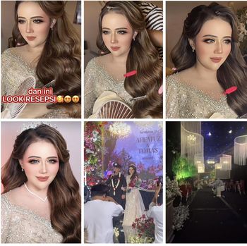 Riasan makeup anak dari wakil ketua DPRD kota Madiun, hasilnya bikin pangling. Unggahan tentang riasan makeup pengantin tersebut langsung viral.