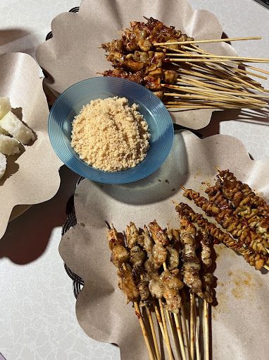 sate asin pedas di Bandung