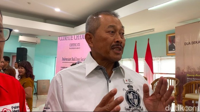 Waketum PMI kepemimpinan JK, Nanan Soekarna. (Kurniawan Fadilah/detikcom)