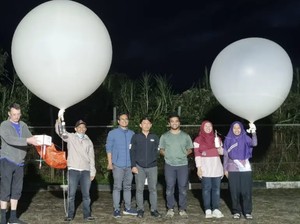 BRIN Terbangkan Balon Radiosonde Buat Pantau Cuaca dan Iklim RI