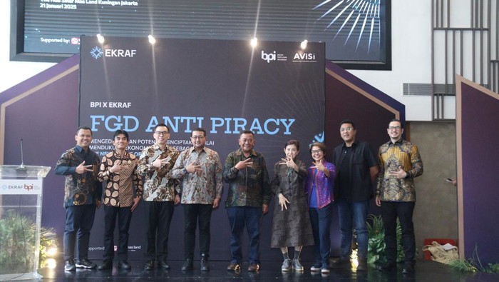 Diskusi terpumpun yang bertajuk “FGD Anti-Piracy BPI x Ekraf” berlangsung Selasa, 21 Januari 2025 di Jakarta