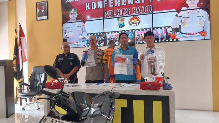 Dua pelaku curanmor di Kota Batu diringkus saat beraksi