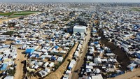 Usai gencatan senjata, tidak semua warga Gaza bisa pulang ke rumah. Hal itu disebabkan rumah mereka hancur dibom Israel. 
