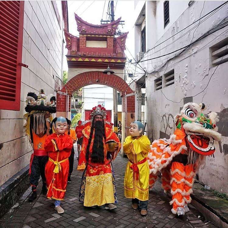 Kampung Pecinan Kapasan Dalam Surabaya.