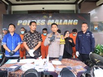 7 Pelaku Curanmor dengan Beragam Modus di Malang Digulung