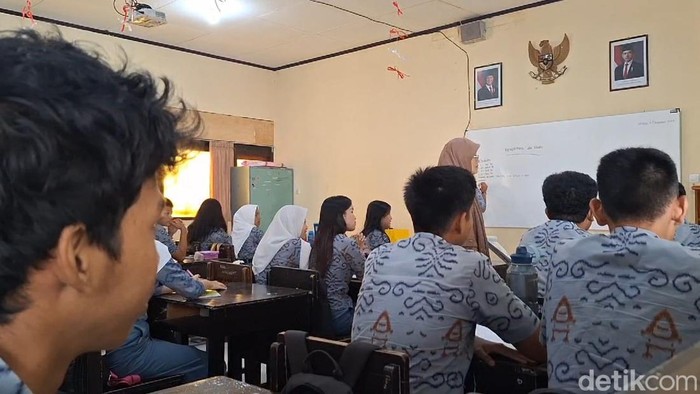 Ilustrasi pelajar di salah satu SMAN di Kota Mataram beberapa waktu lalu. (Nathea Citra/detikBali)