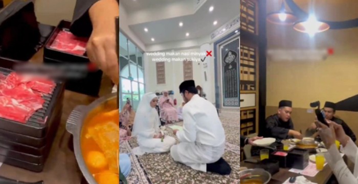 Unik! Pengantin Ini Pilih Rayakan Pernikahannya di Restoran Shabu