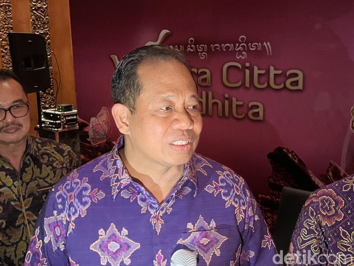 Pj Gubernur Bali SM Mahendra Jaya di The Meru, Sanur, Denpasar, Jumat (24/1/2025).