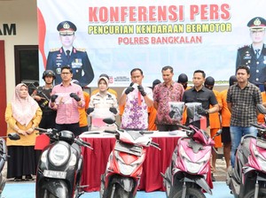 8 Kasus Curanmor di Bangkalan Diungkap, 9 Pelaku Diamankan