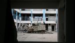 Potret Tank Israel Jadi Rongsokan di Gaza