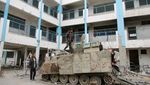 Potret Tank Israel Jadi Rongsokan di Gaza