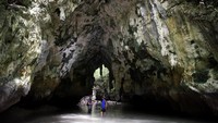 Hamparan pasir putih, hutan mangrove, hutan tropis, danau air tawar, perairan laut yang kaya biota laut, serta kawasan karst dengan gua di dalamnya berpadu jadi satu. Tak salah bagi siapa yang pernah datang ke pulau seluas 384,36 kilometer persegi itu menyebut Maratua bak kepingan surga di Kabupaten Berau, Kalimantan Timur.