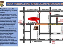 Ini Rekayasa Lalu Lintas Saat Festival Imlek di Jalan Gajah Mada Denpasar