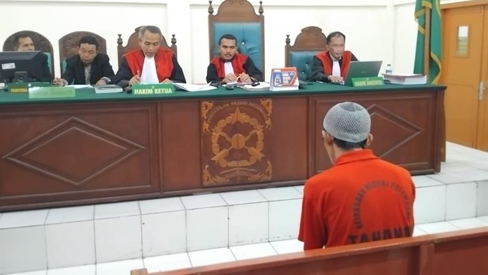 Terdakwa M Fadli di vonis 15 tahun penjara di PN Negeri Klas 1 Palembang