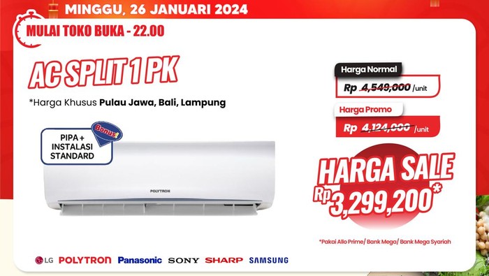 Transmart Full Day Sale kembali hadir hari ini, Minggu, 26 Januari 2025. Banyak promosi menarik untuk pelanggan setia Transmart.