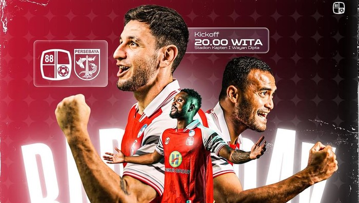 Barito Putera Vs Persebaya Surabaya dalam laga Liga 1 2024/2025 di Stadion Kapten I Wayan Dipta.