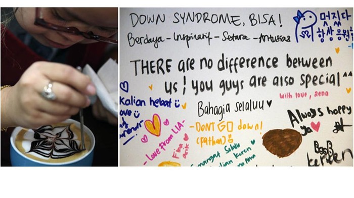 Buat 'Kopi Kamu' Kami juga Bisa Kopi Kamu,berada di Jalan Wijaya 1, Kebayoran Baru, Jakarta Selatan, memiliki konsep yang unik. Layaknya kafe yang memperkerjakan penyandang disabilitas lainnya. Bedanya di sini para penyandang down syndrome diajak berkarya bersama.