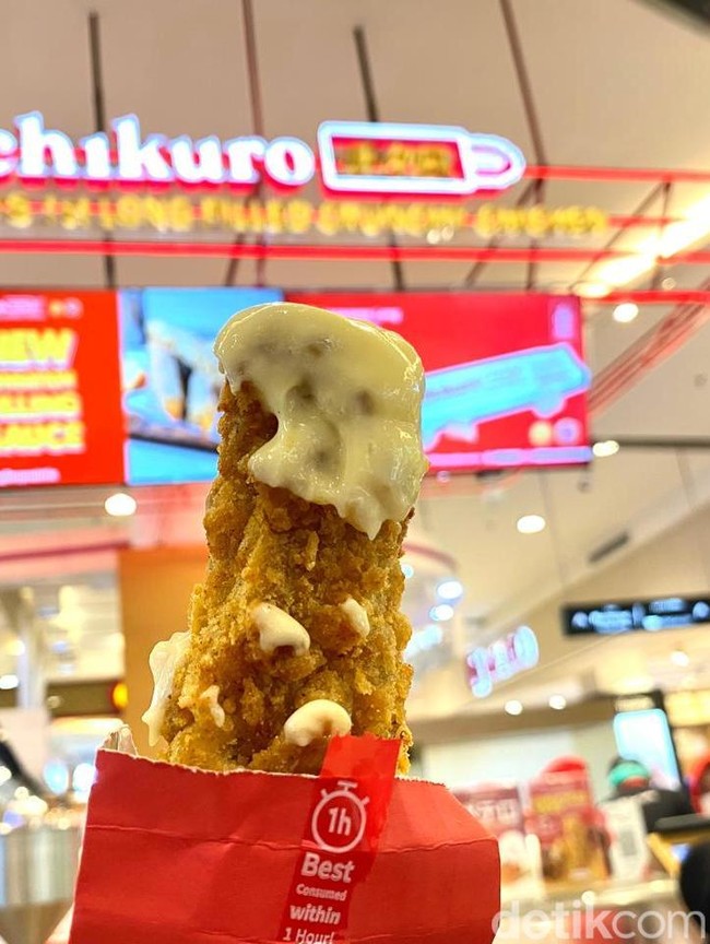 Diborong Jastiper Malaysia, Ini Chikuro Stick Ayam Renyah 1/4 Meter!
