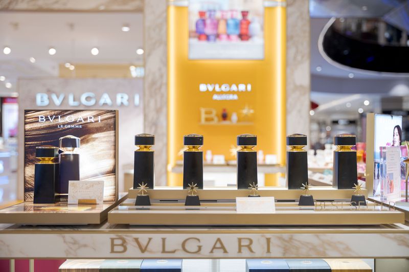 Counter Eksklusif Bvlgari Parfums di SOGO PIM 2, Jakarta Selatan.
