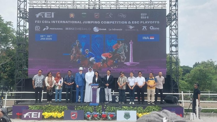 Kompetisi FEI CSIs International Jumping Competition 2025 resmi berlangsung. Presiden Asian Equestrian Federation (AEF), Hamad Al-Attiyah, mengatakan olahraga berkuda semakin berkembang di Indonesia.