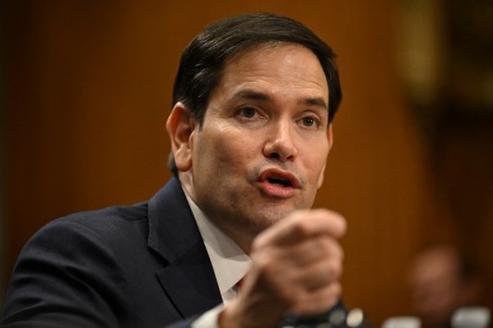 (FILES) US Senator Marco Rubio testifies before a Senate Foreign Relations Committee hearing on his nomination to be Secretary of State, on Capitol Hill in Washington, DC, on January 15, 2025. The United States, the worlds biggest donor, froze virtually all foreign aid on January 24, 2025, making exceptions only for emergency food, and military funding for Israel and Egypt. Secretary of State Marco Rubio sent an internal memo days after President Donald Trump took office vowing an 