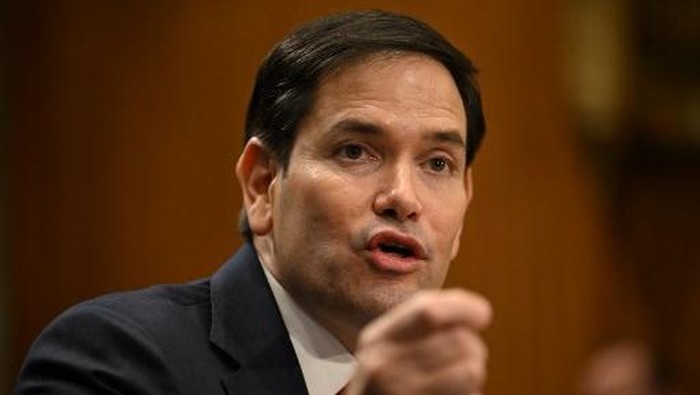 (FILES) US Senator Marco Rubio testifies before a Senate Foreign Relations Committee hearing on his nomination to be Secretary of State, on Capitol Hill in Washington, DC, on January 15, 2025. The United States, the worlds biggest donor, froze virtually all foreign aid on January 24, 2025, making exceptions only for emergency food, and military funding for Israel and Egypt. Secretary of State Marco Rubio sent an internal memo days after President Donald Trump took office vowing an 