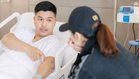 Chelsea Olivia mengunggah momen menemani suaminya di rumah sakit. Beberapa waktu lalu, Glenn dan putri mereka sama-sama dirawat di rumah sakit setelah pulang liburan akhir tahun dari China. Foto: instagram Glenn Alinskie