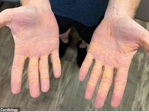 Hanya Makan Daging Sapi dan Keju, Tubuh Pria Ini Penuh Warna Kuning