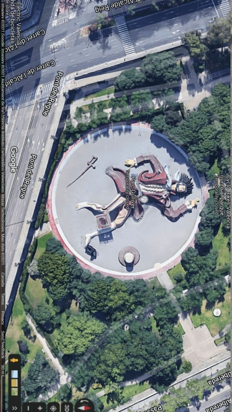 Keanehan Google Earth