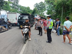 Kecelakaan Beruntun di Tutugan Leles Garut, 7 Kendaraan Terlibat
