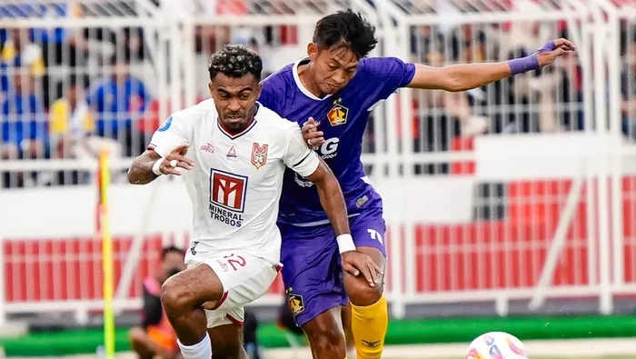Malut United menang 2-1 atas Persik Kediri dalam laga Liga 1 2024/2025 di Stadion Kie Raha.
