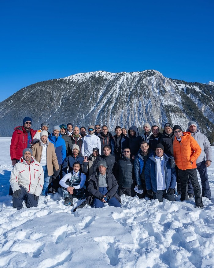 Pangeran Fazza di resor ski Prancis. Pangeran Fazza di resor ski Prancis.