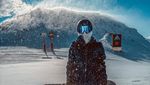 Foto: Pangeran Tampan Dubai Snowboarding di Prancis