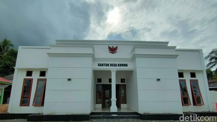 Penampakan Kantor Desa Kurma, Polewali Mandar. Abdy Febriady/detikcom