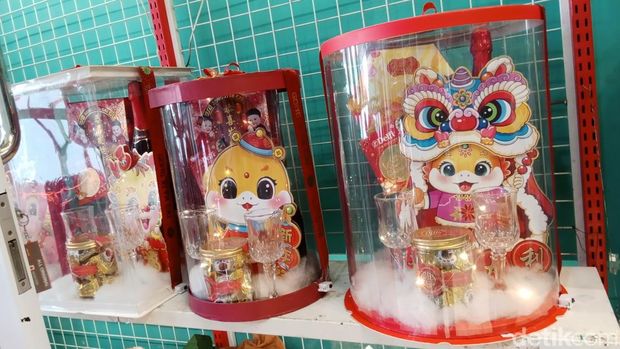 Jelang Imlek, Penjual Hampers di Palembang Mulai Ramai Pembeli