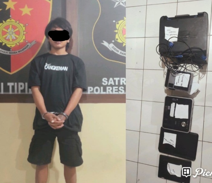 Residivis pembobol sekolah di Lamongan
