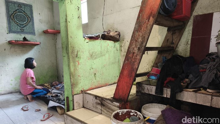 Rumah warga Bandung yang terdampak banjir