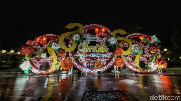Suasan Imlek 2025 di Kota Surabaya.