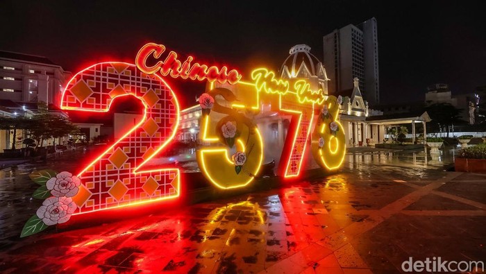 Suasan Imlek 2025 di Kota Surabaya.