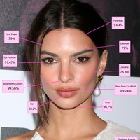 9. Emily Ratajkowski   Emily dikenal dengan bentuk rahang dan alis tajam yang membuat wajahnya selalu mencuri perhatian. Namun bagian hidungnya lah yang paling mendapat nilai tinggi dari Dr. Julian.Foto: Dok. Blog Dr. Julian De Silva