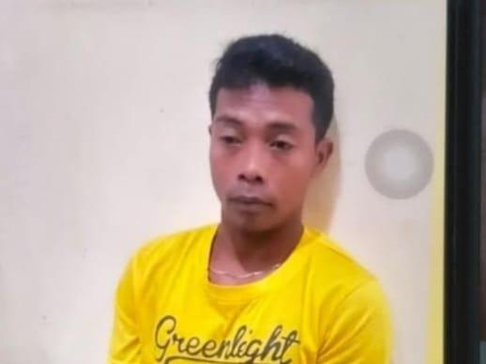 Tampang NY, pelaku pencabulan yang berhasil kabur dari Polsek Kundur dengan tangan terborgol (Foto: Istimewa)