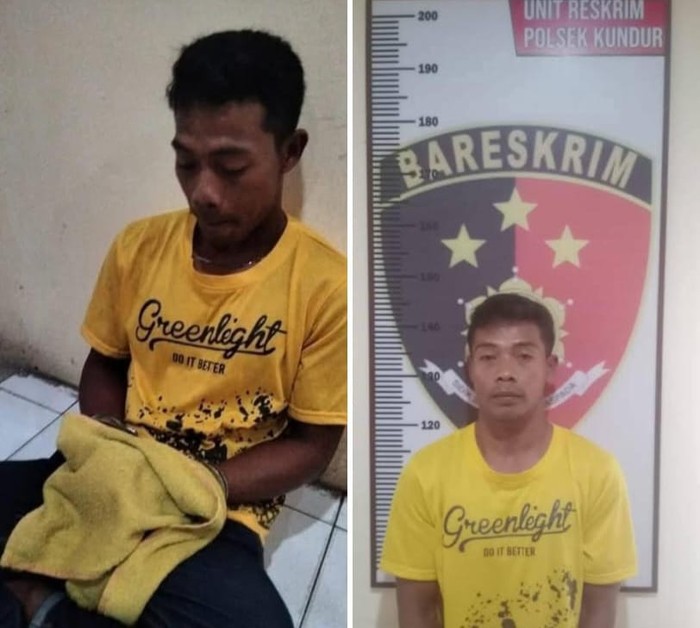 YN, pelaku pencabulan yang kabur dari Polsek Kundur Karimun dengan tangan terborgol (Foto: Istimewa)