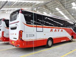Potret Bus Terbaru PO Raya yang Setia Pakai Livery Klasik dan Kursi Pesawat