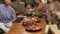 Jessica Iskandar juga salah satu teman lama dan cukup akrab dengan Celine Evangelista. Saat berkesempatan ke Bali, ia menyisihkan waktu untuk bertemu sahabatnya. Foto: Instagram/celine_evangelista